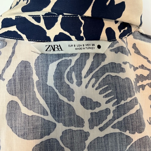 Zara Cotton Short Dress, size S - Picture 4 of 5